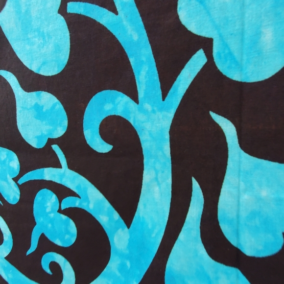 Blue Elephant Tree of Life Tapestry - Picture 6 of 6